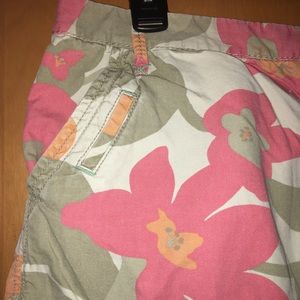 Mossimo Supply flowery cargo shorts
